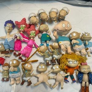 Colorful Cartoon Character Action Figure Set